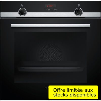 iq300, four intégrable, 60 x 60 cm, inox. siemens hb573abr0