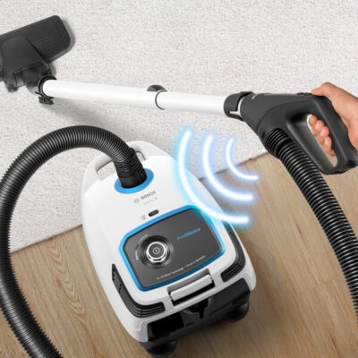 série 6, aspirateur avec sac, prosilence, blanc bosch bgb6sil1