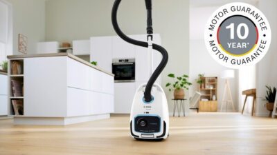 série 6, aspirateur avec sac, prosilence, blanc bosch bgb6sil1