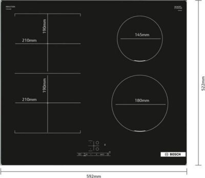 série 4, table à induction, 60 cm bosch pvs611bb6e