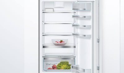 série 6, réfrigérateur combiné intégrable, 177.2 x 55.8 cm, charnières pantographes softclose bosch kis87edd0