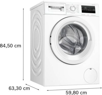 série 4, lave linge front, 8 kg, 1400 trs/min bosch wan28258fr