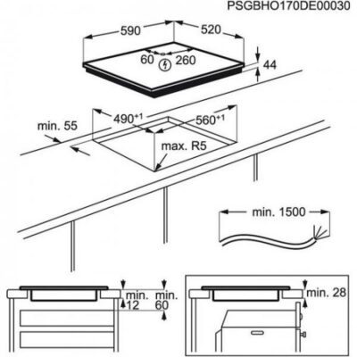 aeg table induction ike64471fb