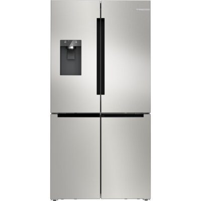 bosch réfrigérateur multi portes congélateur en bas, 183 x 90.5 cm, acier brossé anti traces.kfd96apea