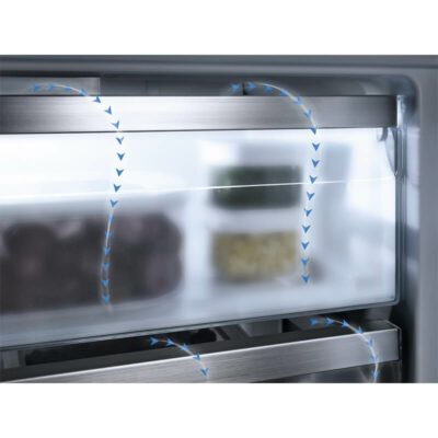 réfrigérateur/congélateur encastrable avec confort individuel grâce à flexilight 2.0, freeze&cool, nofrost et myice. miele kfn 7785 c