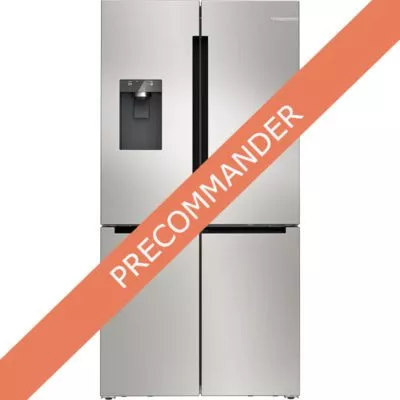 bosch kfd96apea réfrigérateur multi portes congélateur en bas, 183 x 90.5 cm, acier brossé anti traces.