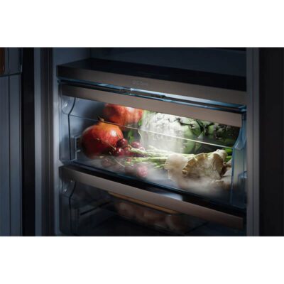 réfrigérateur congélateur encastrable miele kfn 7795 c perfectfresh active, freeze&cool et icemaker.