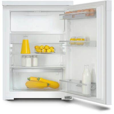 réfrigérateur table top miele k 4002 d blanc avec dailyfresh, dynacool et tiroir congélation 4* pour fraîcheur agréable.