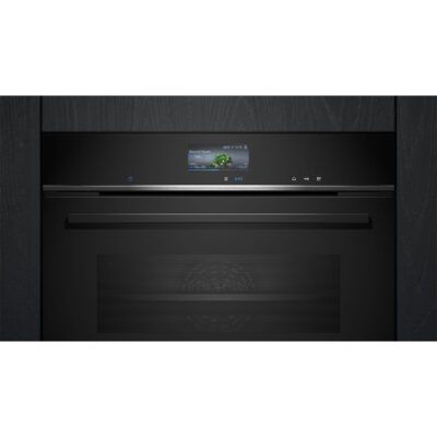 iq700, four siemens compact vapeur, 60 x 45 cm, noir cs736gcb1f