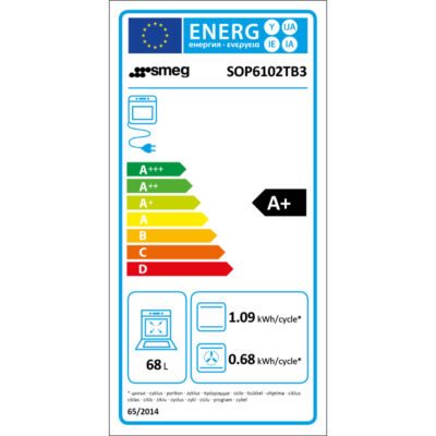 Smeg SOP6102TB3 etiquette energetique - meg diffusion