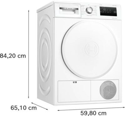 série 4, sèche linge pompe à chaleur, 8 kg wth8300mfr