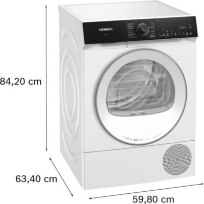 iq500, sèche linge extraklasse pompe à chaleur, 9 kg siemens wq45h2amfr