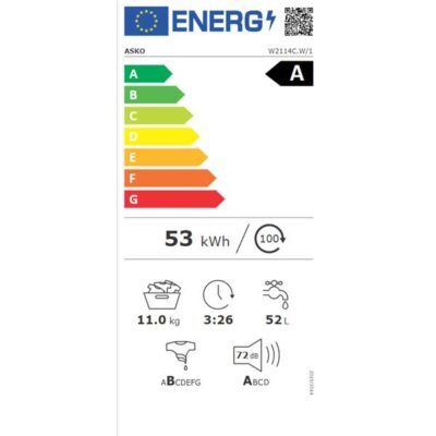 lave linge frontal asko w2114cw/1 usage domestique intensif