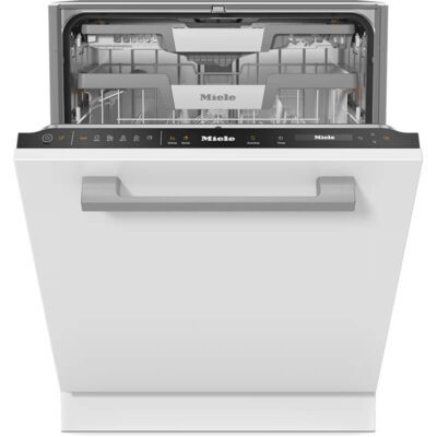 lave vaisselle tout intégrable noir obsidien autodos avec powerdisk intégré. miele g 7650 scvi