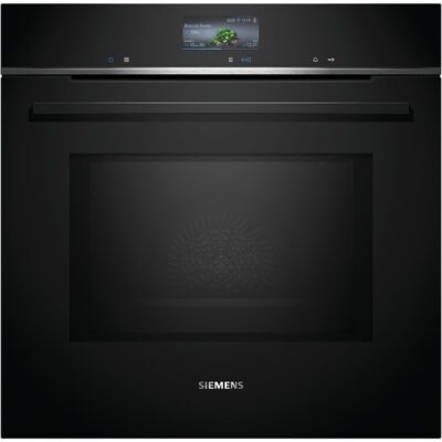 four siemens avec fonction micro ondes iq700, , 60 x 60 cm, noir hm776gkb1f