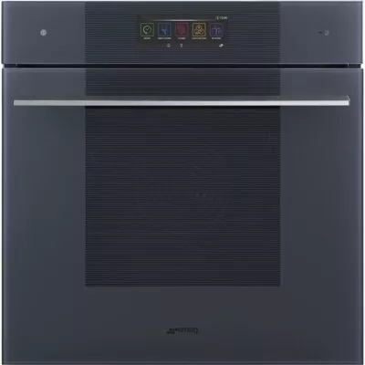 four 60 cm vapor clean neptune grey smeg so6106wapg