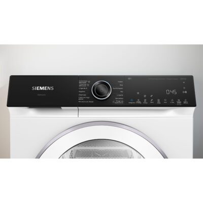 iq500, sèche linge extraklasse pompe à chaleur, 9 kg siemens wq45h2amfr