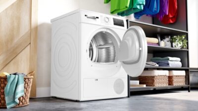 sèche linge bosch à condensation série 4, 8 kg wtn83209fr