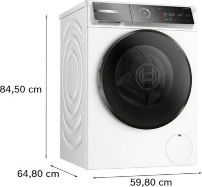 lave linge série 8 bosch 10 kg, 1600 trs/min wgb256a2fr