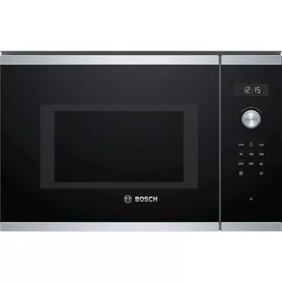 micro ondes bosch série 6, 59 x 38 cm, inox bfl554ms1f