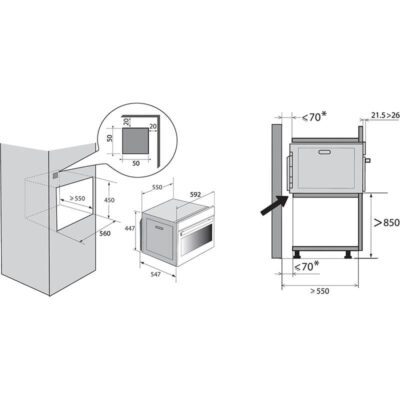 FOUR De Dietrich DKP4531X