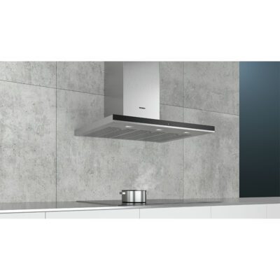 hotte murale siemens 90 cm, iq500, inox lc98bip50