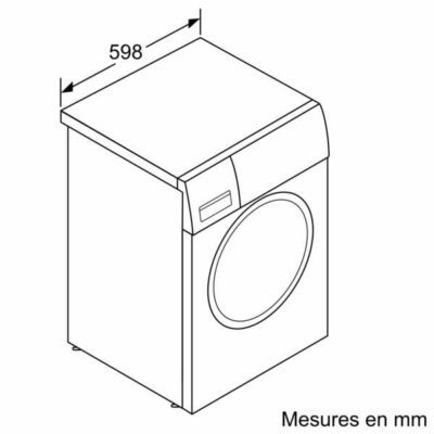 lave linge bosch série 6, 9 kg, 1400 trs/min wgg244f1fr