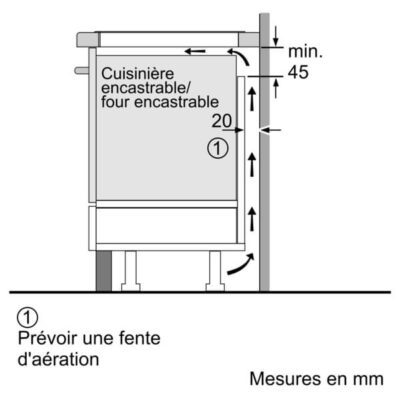 série 4, table à induction, 60 cm, noir, sans cadre pue61rbb5h