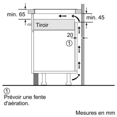 série 4, table à induction, 60 cm, noir, sans cadre pue61rbb5h