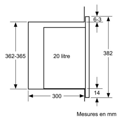 micro ondes bosch blanc, série 4, bfl523mw1f