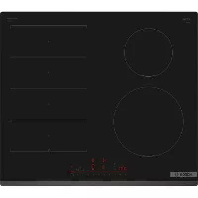 plaque de cuisson bosch serie 6, 60 cm, noir, sans cadre pix631hc1h