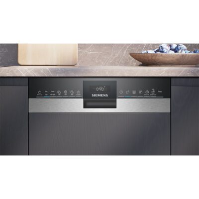 lave vaisselle avec bandeau inox, iq300, 45 cm, siemens sr53hs52mf