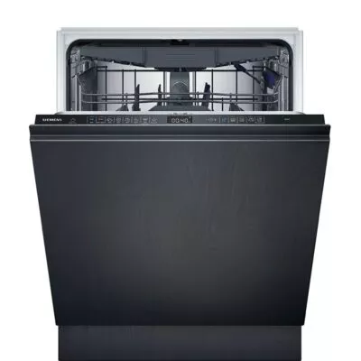 lave vaisselle tout intégrable siemens iq500, 60 cm, xxl porte à glissières sx75ex11cf