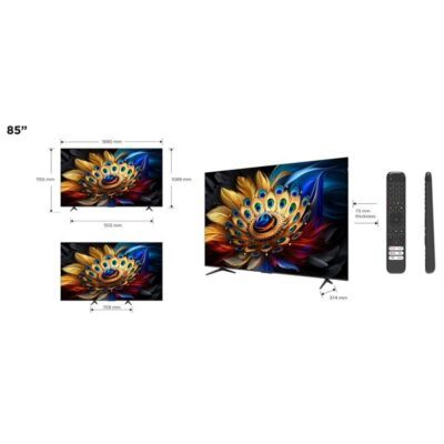 tv tcl led uhd 4k 85c69b