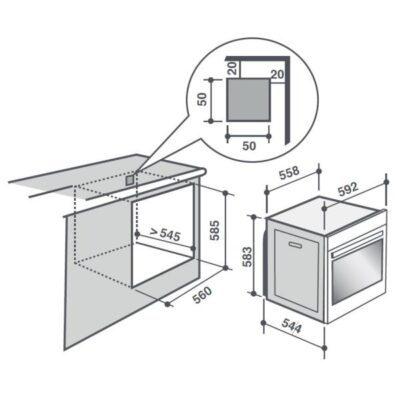 four pyrolyse sauter sop6214lx