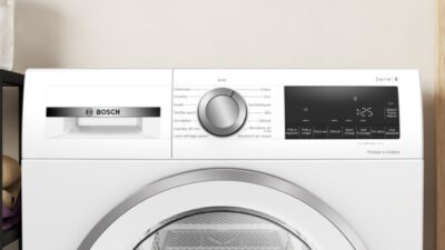 sèche linge bosch série 6 pompe à chaleur, 9 kg. wqg2420mfr