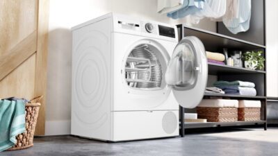 sèche linge bosch série 6 pompe à chaleur, 9 kg. wqg2420mfr