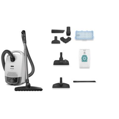 aspirateur traîneau miele guard s1 parquet flex blanc brillant