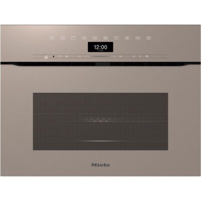 four miele combiné micro ondes sans poignée h 7440 bmx perle beige