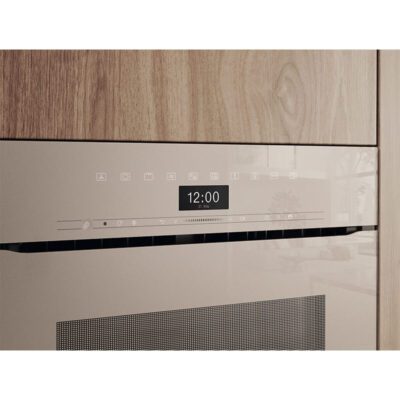 four miele combiné micro ondes sans poignée h 7440 bmx perle beige