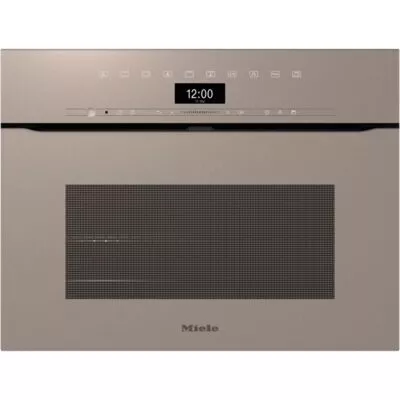 four compact miele sans poignée h 7440 bpx pearl beige design facile à combiner avec éclairage led et pyrolyse.