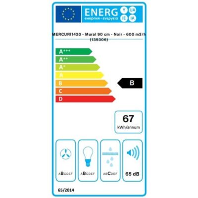 hotte décorative murale falmec mercuri1420