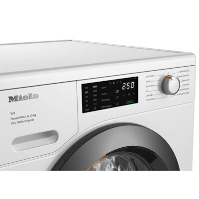 lave linge à chargement frontal w1 miele 10kg blanc lotus