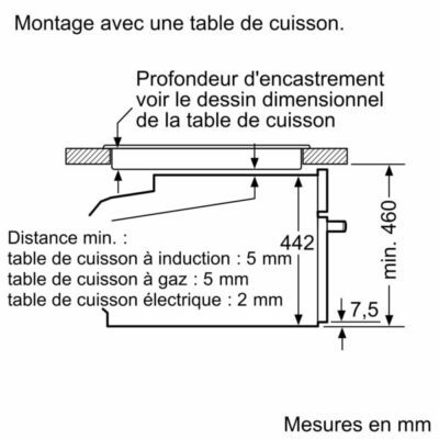 four iq700, avec fonction micro ondes, 60 x 45 cm, noir siemens cm724g1b1f