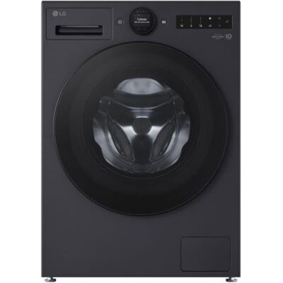 lave linge noir lg frontal f14x76bmst