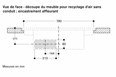 série 200 table de cuisson flex induction avec système de ventilation intégré 80 cm gaggenau cv282101