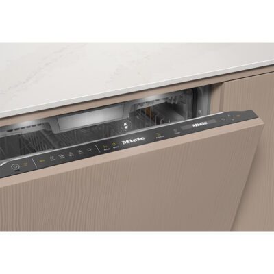 lave vaisselle totalement intégrable avec autodos et powerdisk intégré. miele g 7790 scvi autodos k2o noir obsidien