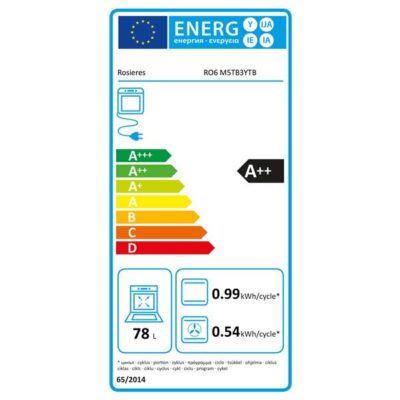 four pyrolyse rosieres ro6m5tb3ytb